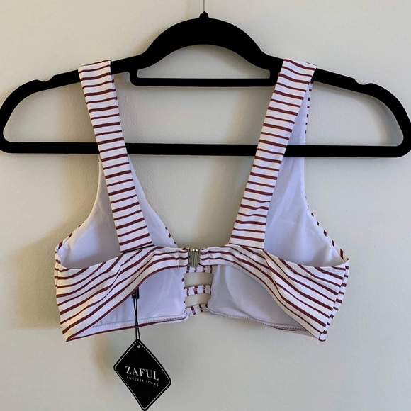 NWT Striped High-waisted Bikini - Picture 2 of 5